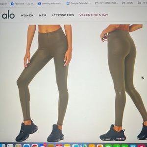 Alo never worn airbrush high waist legging